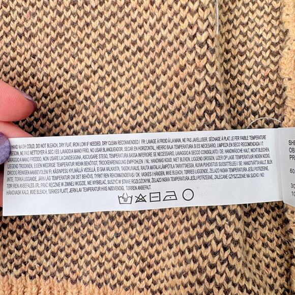 Anthropologie NWT Horse Jacquard Cardigan Vest XS Western Equestrian Boho Chic - Picture 14 of 14